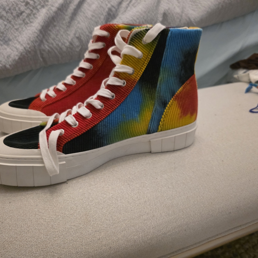 Colorful High-Top Sneakers